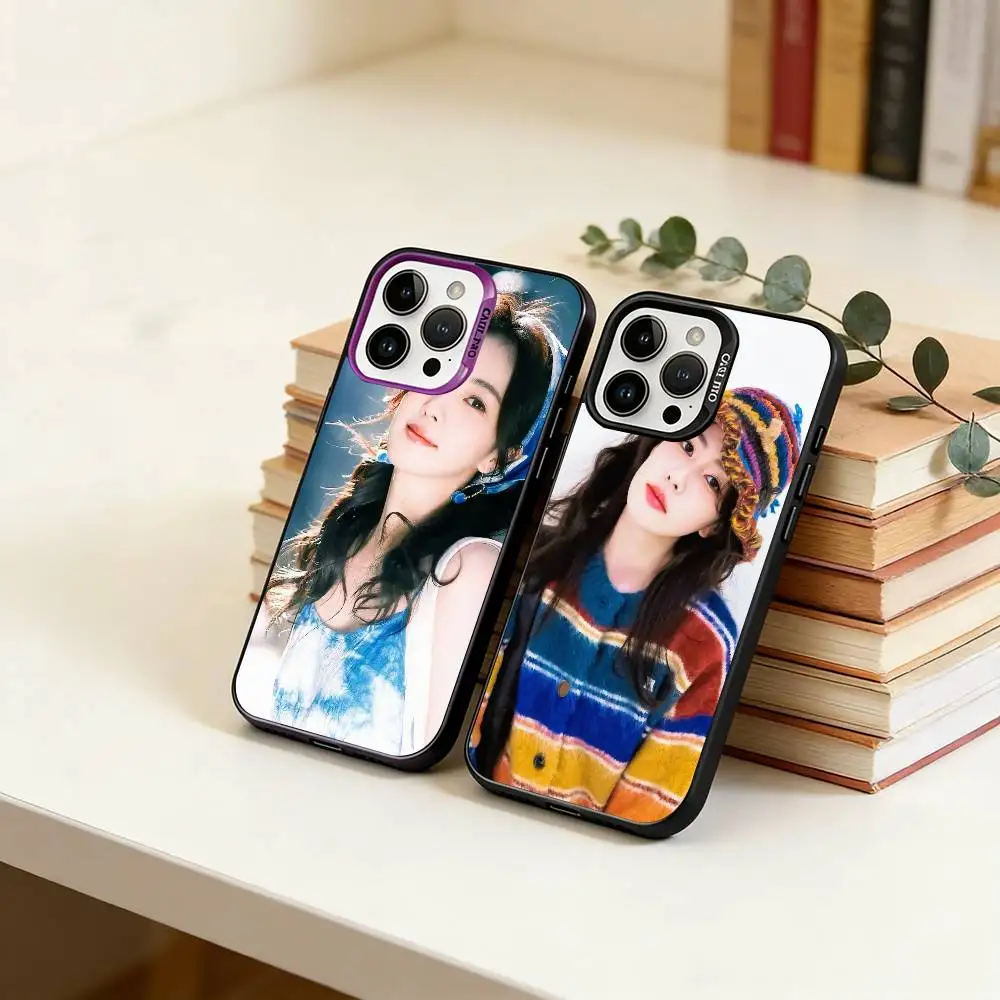 

Actor Bai Mengyan Phone Case For iPhone 17,16,15,14,13,12,11 Plus,Pro Max,XS,Colorful Silver Phone case Funda Cover