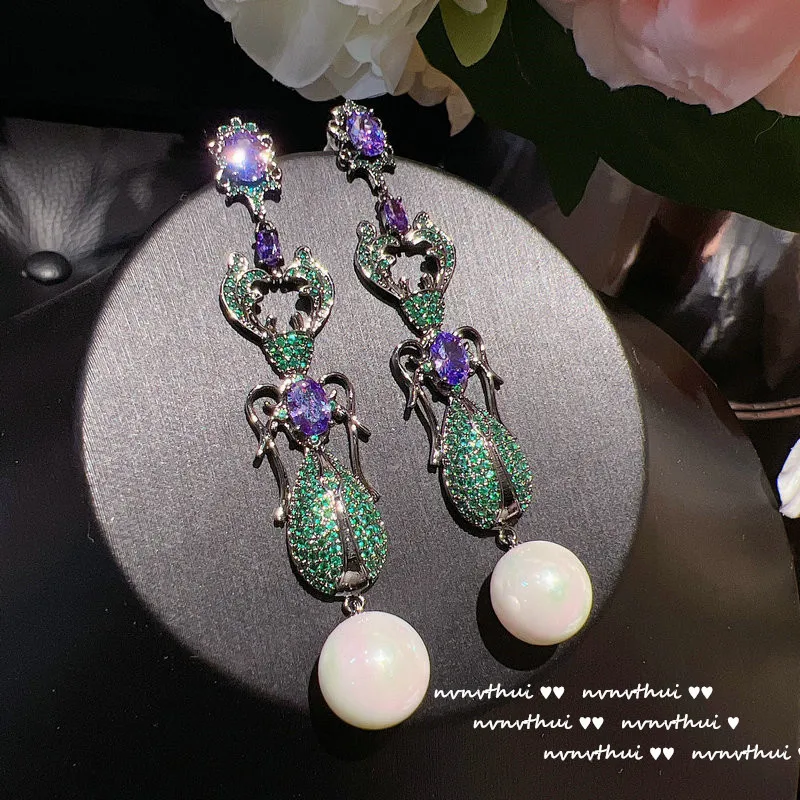 

Женские серьги из серебра 925 пробы, с жемчугом