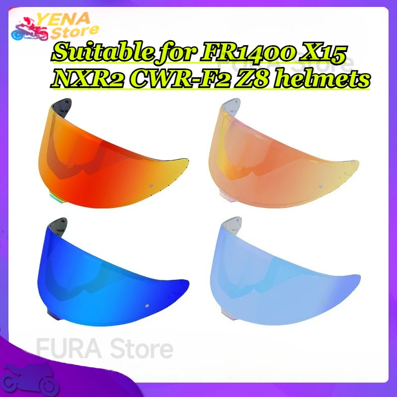 

Suitable for FR1400 X15 NXR2 CWR-F2 Z8 helmets, UV-protective and scratch-resistant helmet face shields, motorcycle accessories