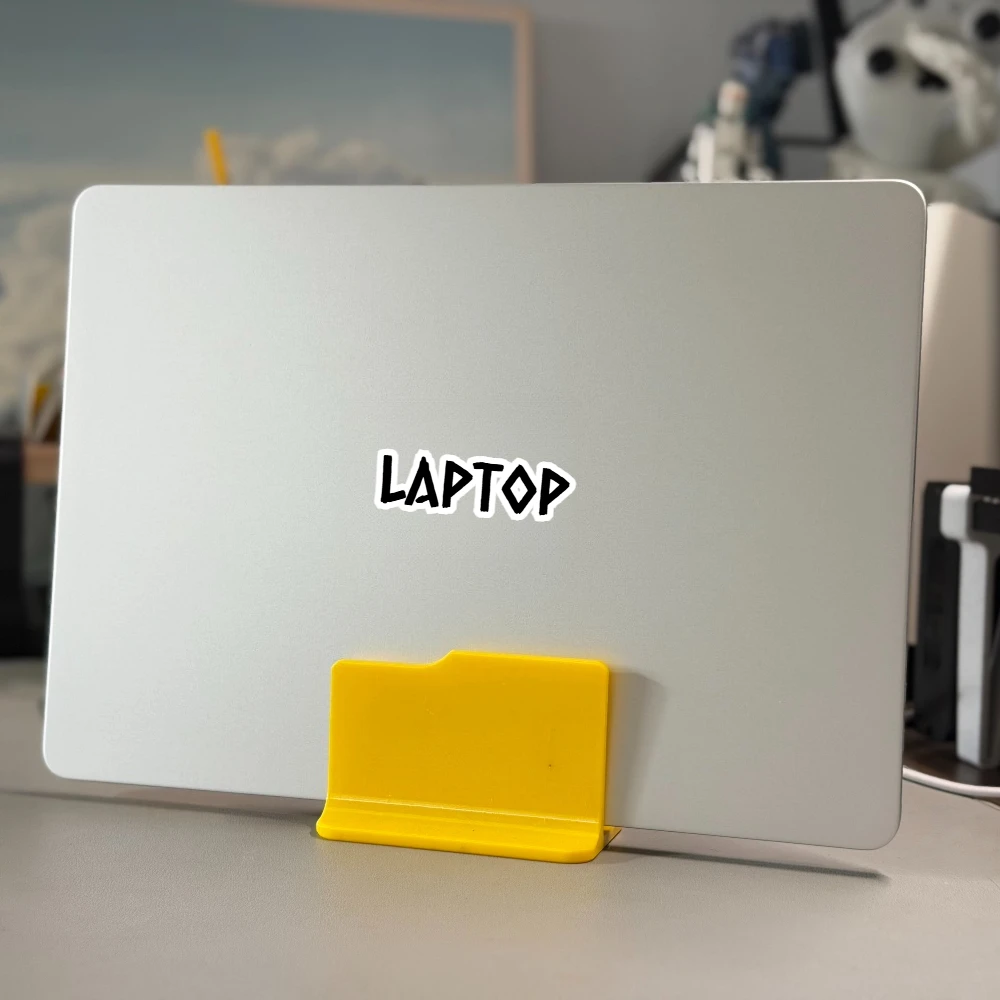 1Pc Windows Folder Theme Vertical Laptop Stand, Holder for Macbook, Surface, Laptops Up to 17Mm in Thickness