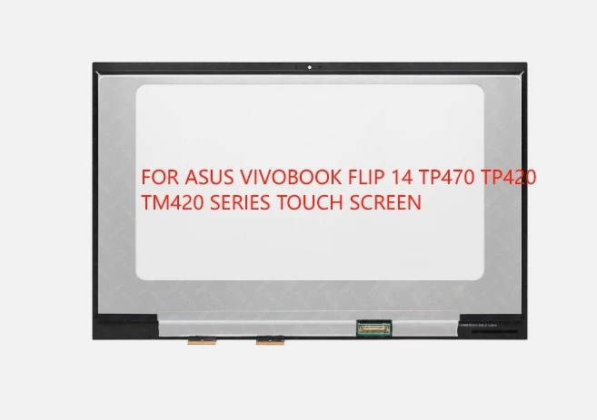 14 Inch FHD LCD LED Touch Screen With Glass Ditigizer Panel For Asus VivoBook TM420 TM420I TM420IA TM420UA TP420U TP420UA