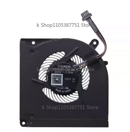 New Original Laptop CPU Cooling Fan For Shenzhou Z7M-CT7GS KP5GZ CT5GA Z7-GK5S02 CT7GK KP5GZ KP7GZ  k EG50060S1-C380-S9A
