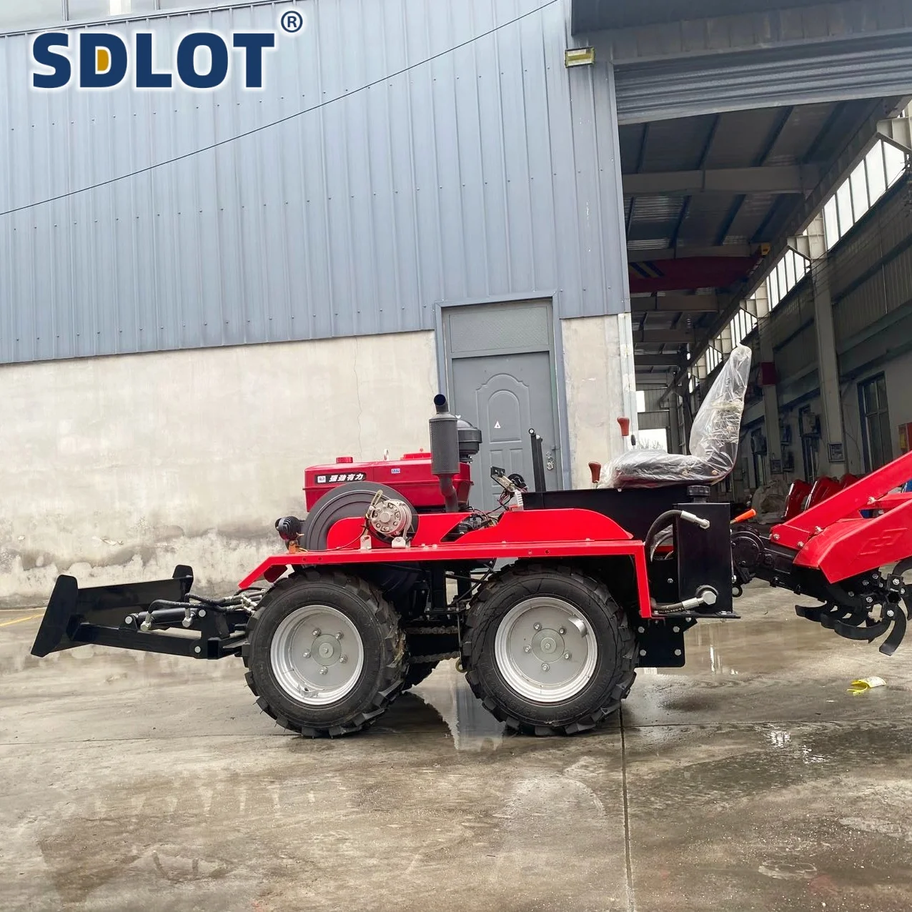 Customized Compact Utility Tractor 35HP Four-wheel Multifunctional Diesel Farm Equipment Direct Factory