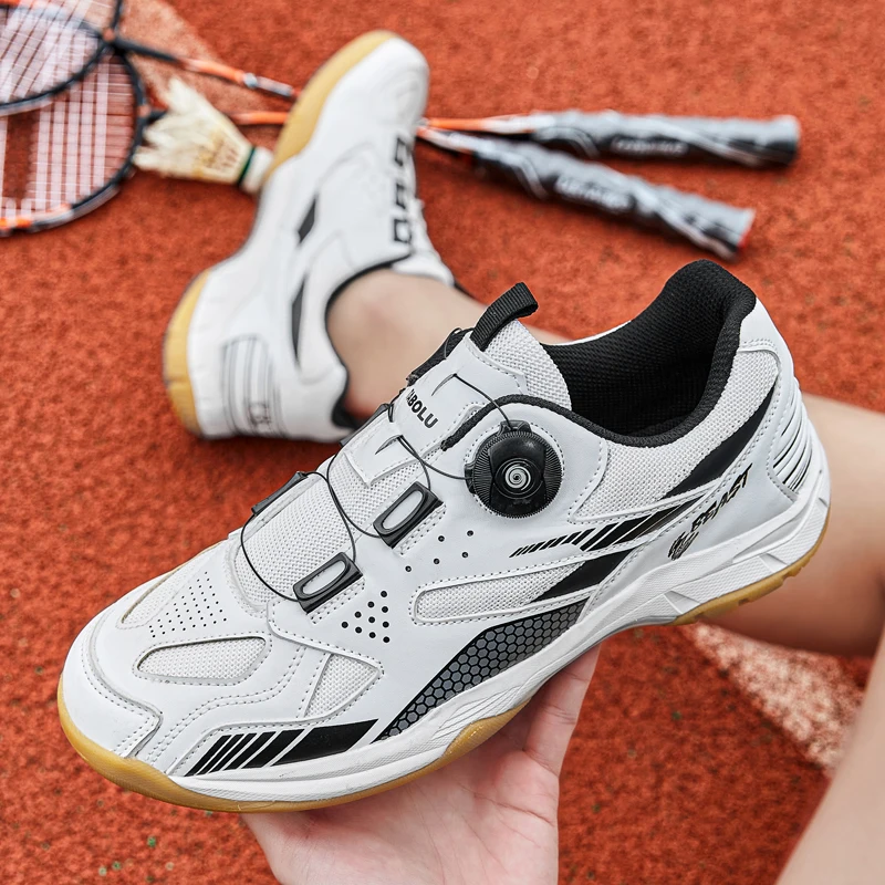 Classic Brand Professional Table Tennis Shoe Top Quality Wearable Badminton Training Sport Shoe Designer Quick Lacing Gym Shoe