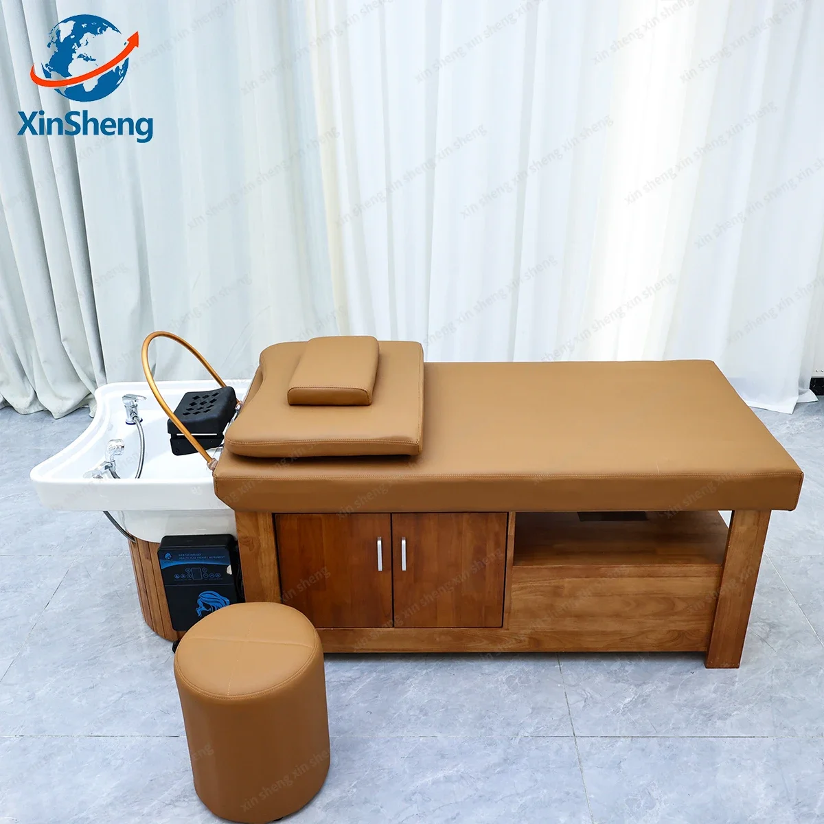 Massage Table Massage Bed Shampoo Beds Head SPA Salon Furniture Hair Washing Equipment Beauty Care Bed Sofa Cushion