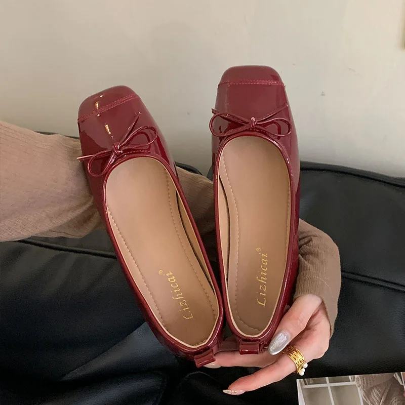 

Модная женская обувь на плоской подошве с узлом-бабочкой, роскошная женская мягкая обувь, женская обувь без шнуровки на плоской подошве на плоской подошве