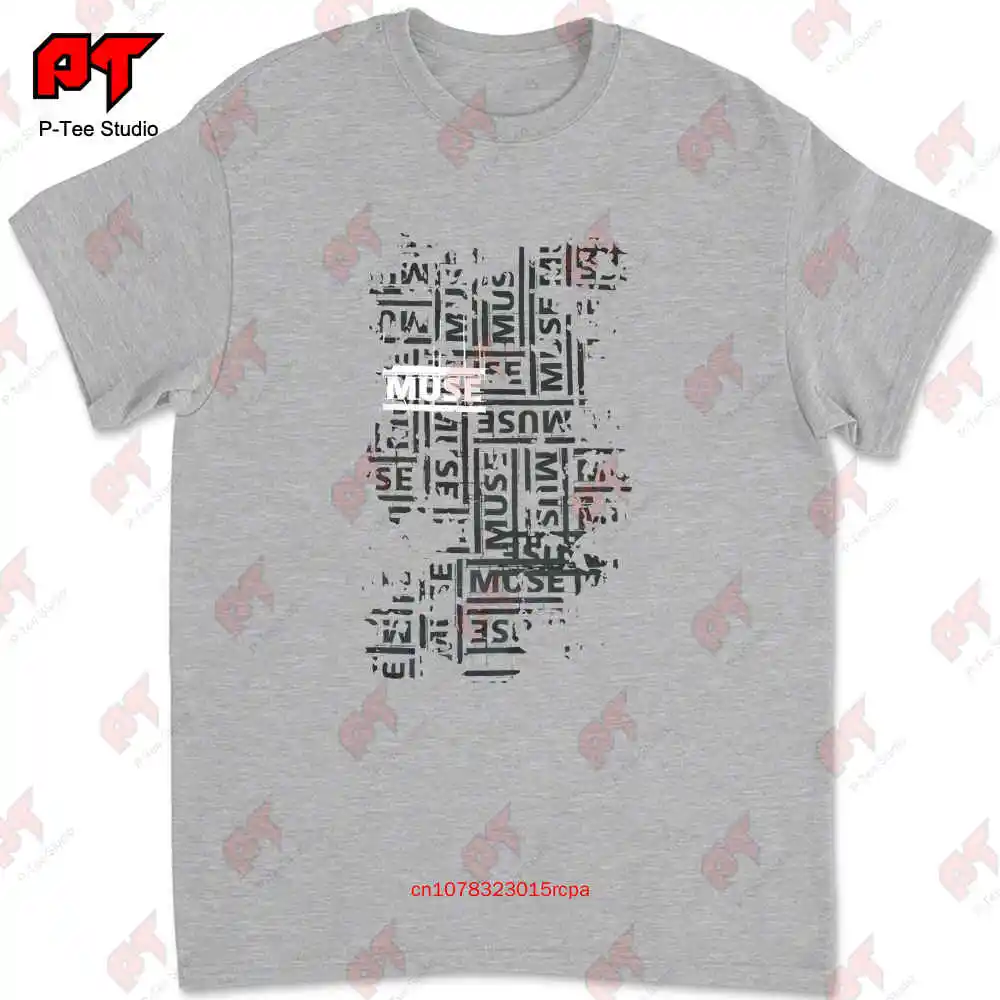 Muse繰り返し名のロゴTシャツ、x9xz