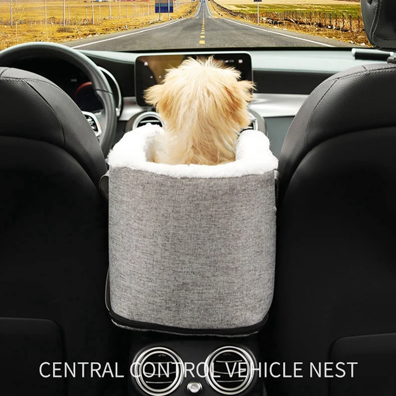 Automobile Pet Bed Car Center Console Car Bed Universal For All Seasons Dog Bed Outdoor Travel Cat Bag Pet Supplies