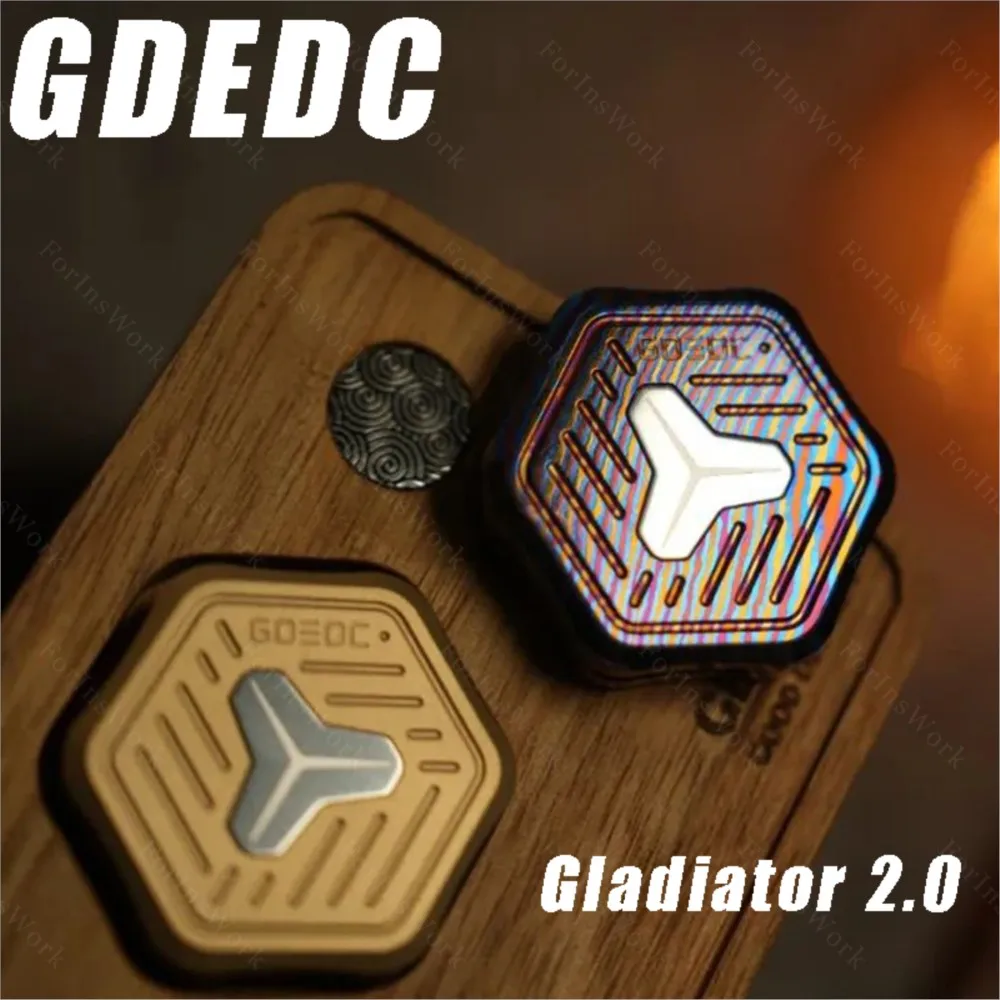 GDEDC Gladiator 2.0 Fidget Toys Magnet Fidget Fidgets Sliders Stress Relief Metal Spinner