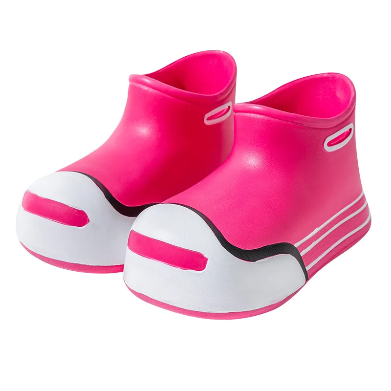 Botas de lluvia antideslizantes para niños y niñas, zapatos impermeables coloridos, botas de agua para niños, botas de agua para niños, nueva moda