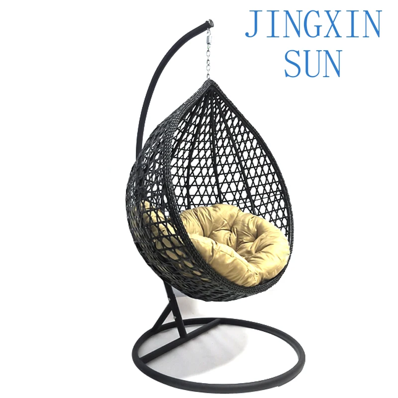 Rattan UK Swing Egg Chair Hanging Patio Garden Outdoor Furniture Chair Double Seated Cushion