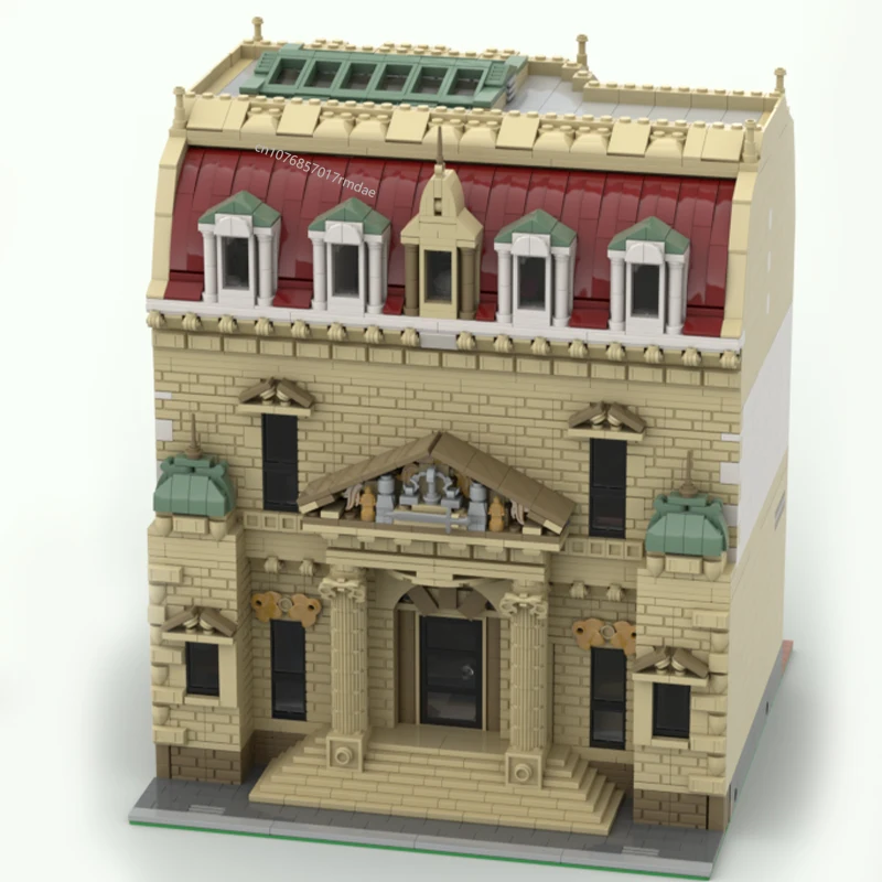 Street View Moc Blocos de Construção para Crianças, Court House Modular, Idéias Criativas DIY, Brinquedo para Presente de Aniversário, Cidade Venda Quente, Novo, 4493Pcs