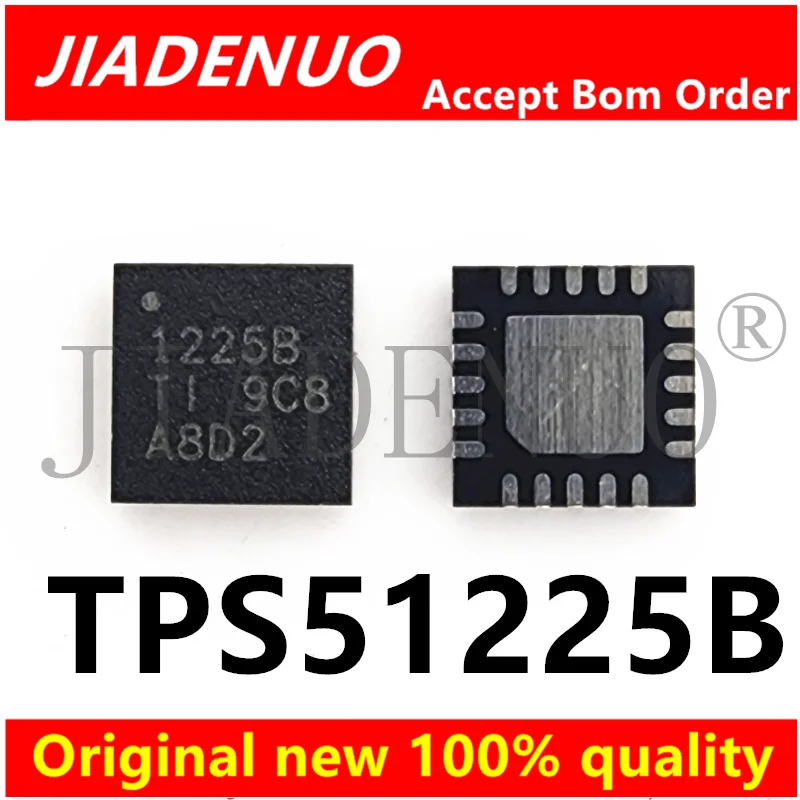 (5pcs) 100% New 1225B 51225B TPS51225B TPS51225BRUKR TPS51225CRUKR TPS51225C 1225C QFN-20 TPS51225RUKR TPS51225 51225 Chipset