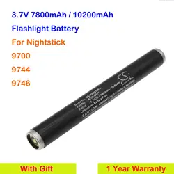 Cameron Sino 3.7V 7800mAh/10200mAh Flashlight Battery 9700-BATT for Nightstick 9700, 9744, 9746