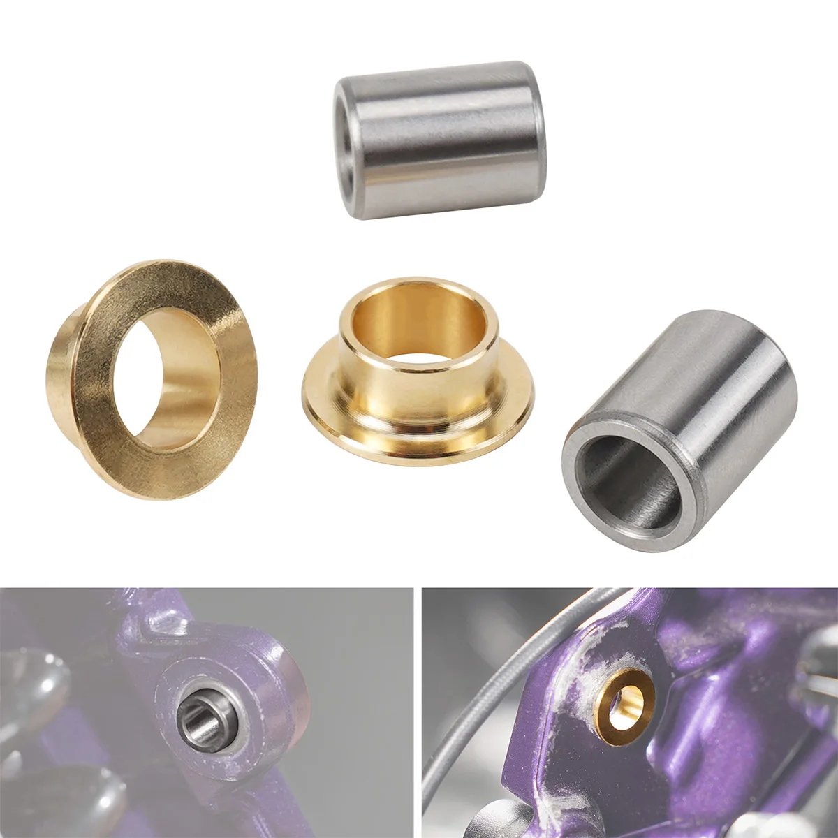 For Surron Electric Bike Rear Swingarm Frame Hole Bushings Flat Fork Bushings Bearing Spacers Kit For Surron Light Bee X S L1E