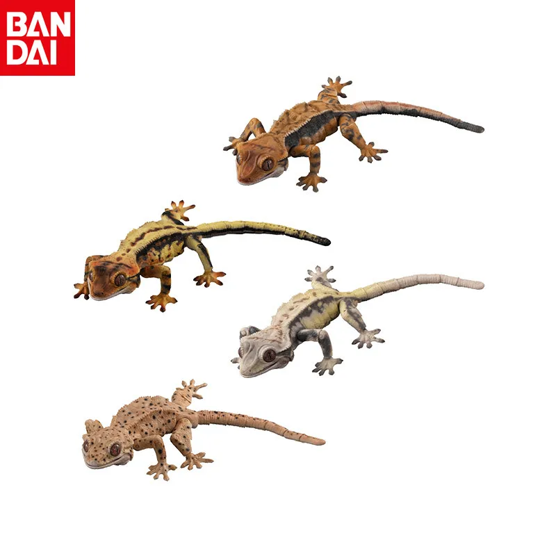 Bandai Original Genuine Biological Big Picture Gecko 2 Gecko Movable Reptile Pet SimulationMovable Figure Collection HolidayGift