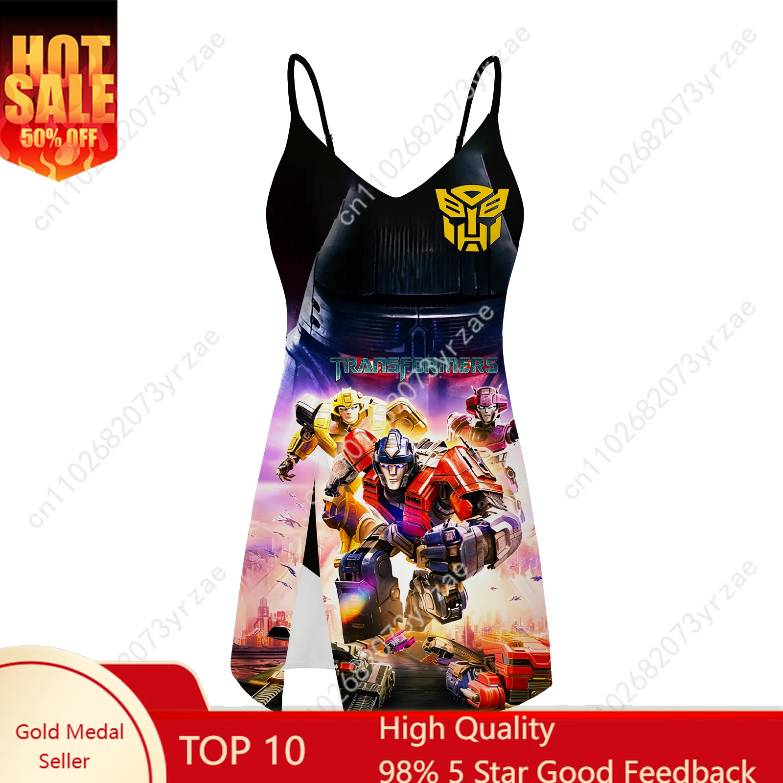 

Transformers Swimsuit Women Bathing Suits Pool Party Beach Personalized Fashion Swimwear Sexy Bikini Custom Made Sling Dress