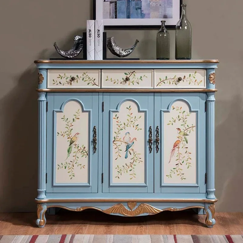 

Accent European Shoe Rack Luxury Angled Shelves Cupboards Entrance Shoe Rack Decoration Big Size Archivadores Home Decoration