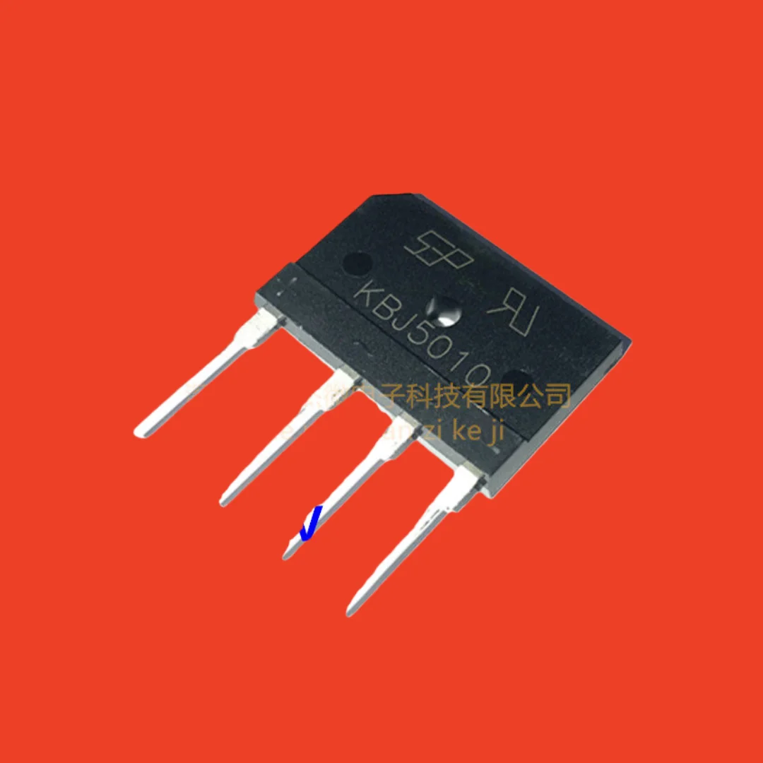 5PCS/New KBJ5010 Rectifier Bridge 50A1000V In-line DIP-4 Flat Bridge Stack