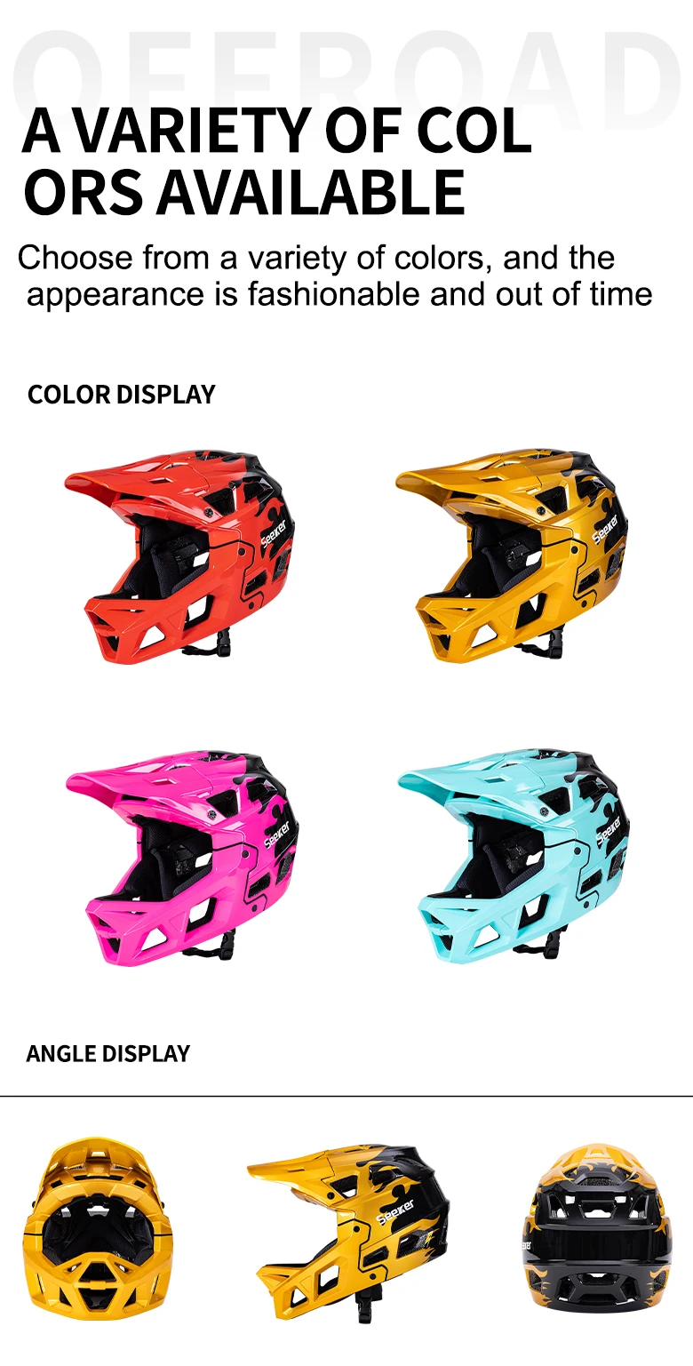 UMUSEEKER Erwachsenen-Mountainbike-Vollvisierhelm, leichter, stoßfester Downhill-Helm, MBT-Fahrrad-Offroad-Schutzhelm – Detail 11