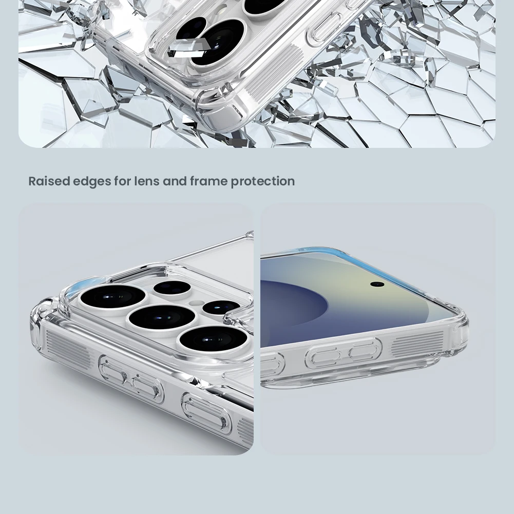 For Samsung Galaxy S26 Ultra S26 Plus S26 5G Nillkin Case Nature TPU Pro Clear Silicone 360 Soft Shockproof Back Cover Case