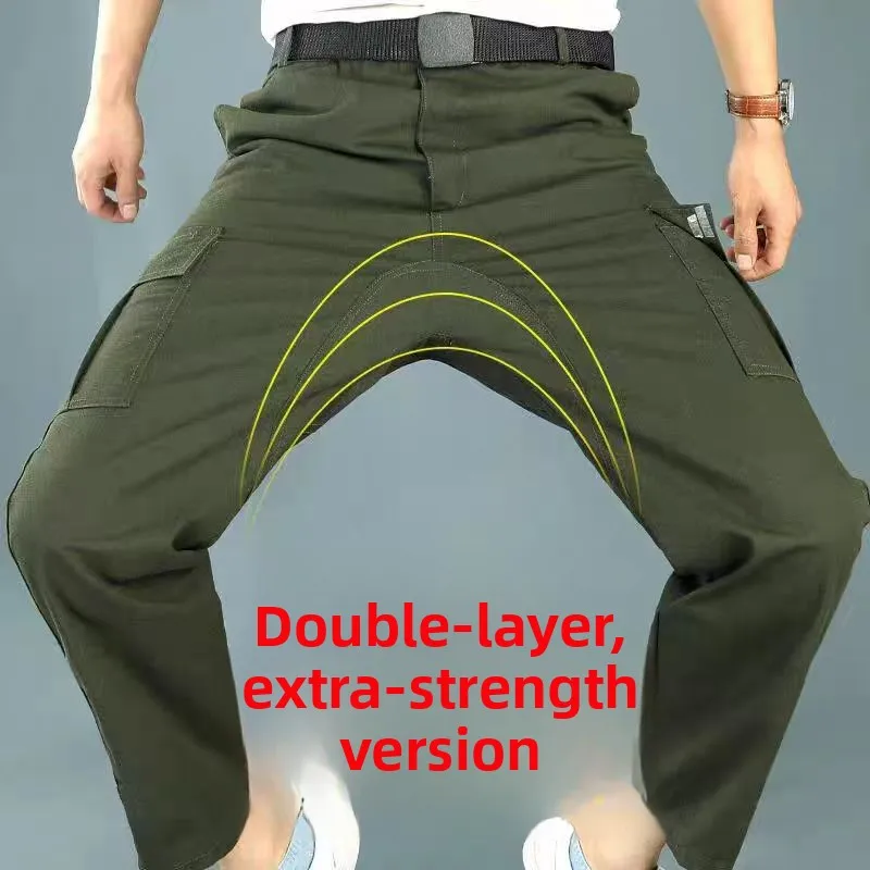 

Рабочие брюки из чистого хлопка для мужчин, защитные, повседневные, прямого кроя, для авторемонта, термостойкие, прочные.