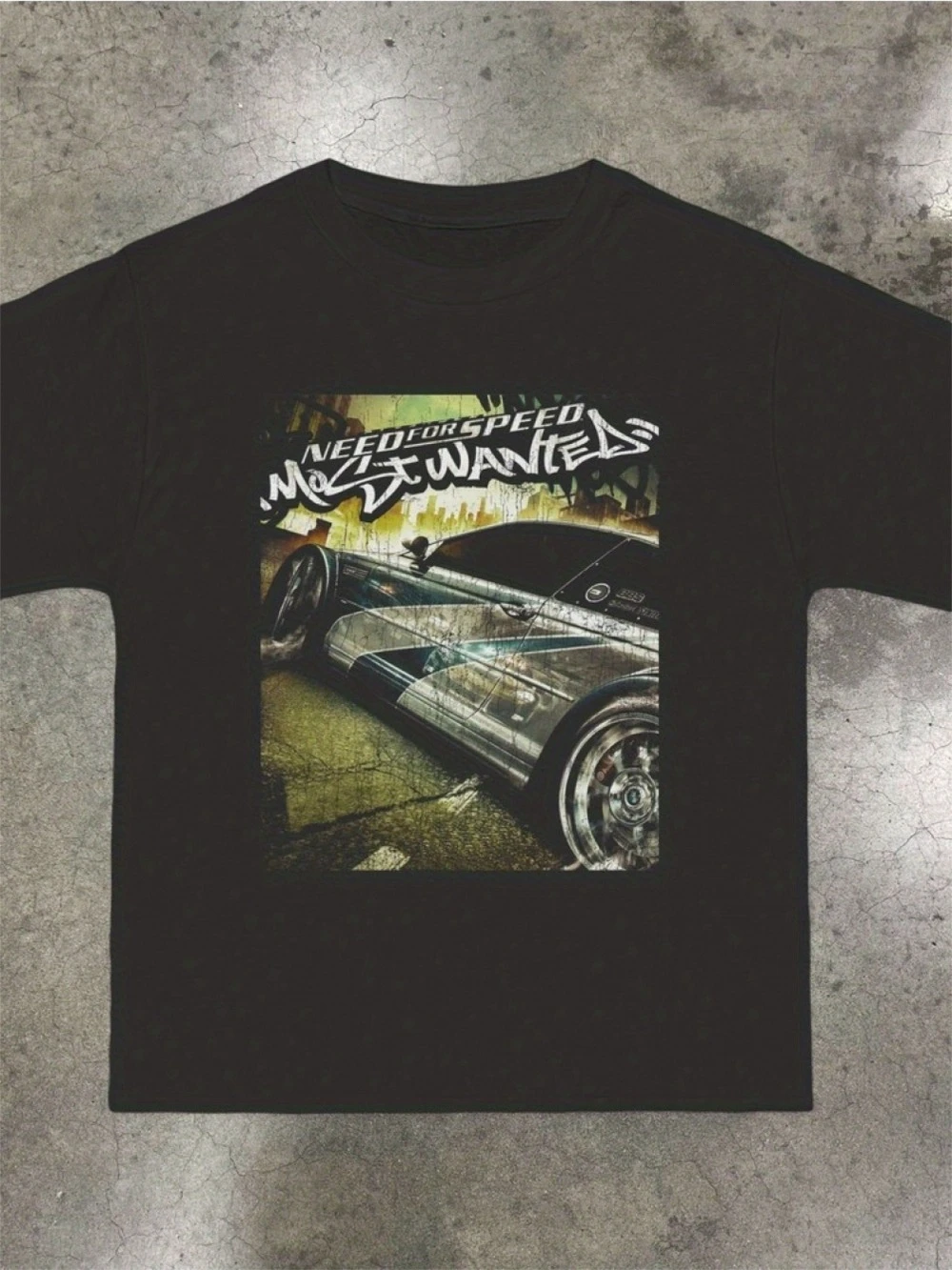 Need for Speed: Most Wanted Men's Retro Game T-Shirt Pure Cotton Couple All-Season Streetwear Shirt  oversized t shirt