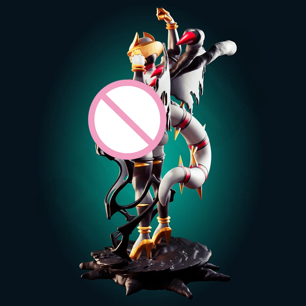 1:24 FUTA Offizier Rhu Ghost Dragon NSFW 3D-Druck Harz Spielzeug Kit Gk Unbemalte Figur Diy Unmontierte Statue Figuren Modell Spielzeug