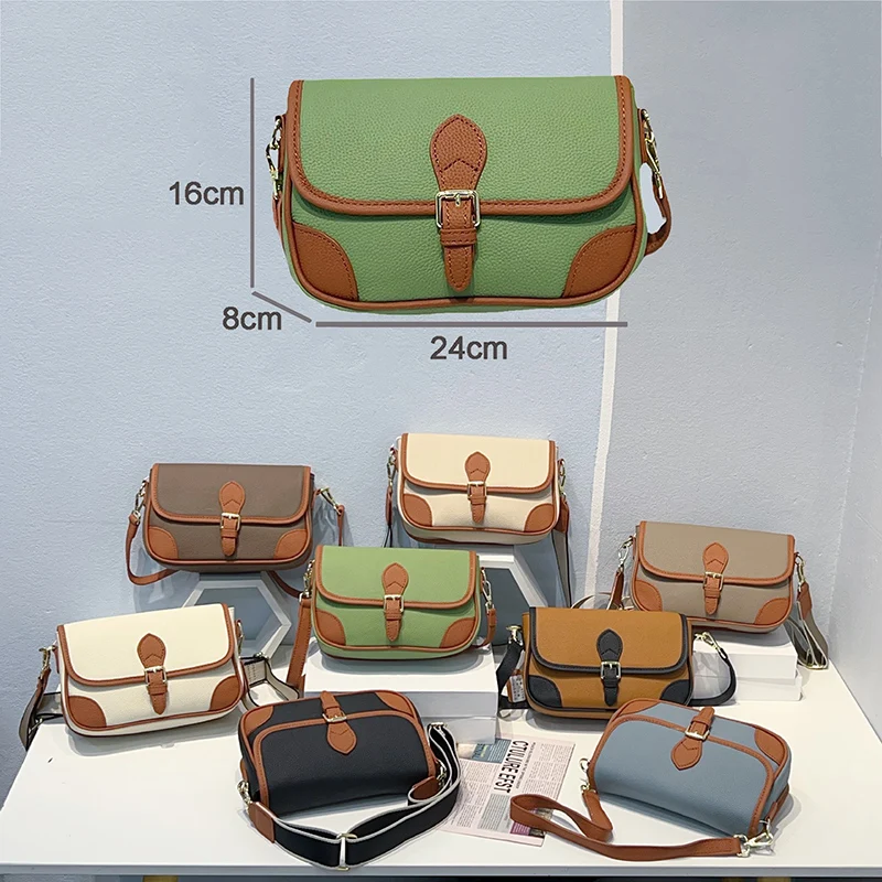 TOGO Genuine Leather Cross-Body Bag Summer Japan And South Korea Simple Fashion Casual Trend Women\'s One-Shoulder Messenger Pack