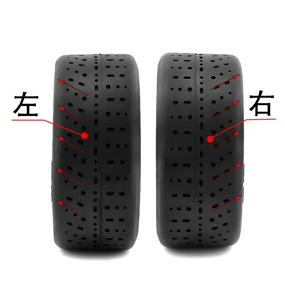 4 قطعة 102x45 مللي متر المطاط الإطارات السوداء ل Arrma 1/7 مخالفة جناية لا حدود لها RC ترقية السيارة-17 مللي متر عجلة عرافة الإطارات #6