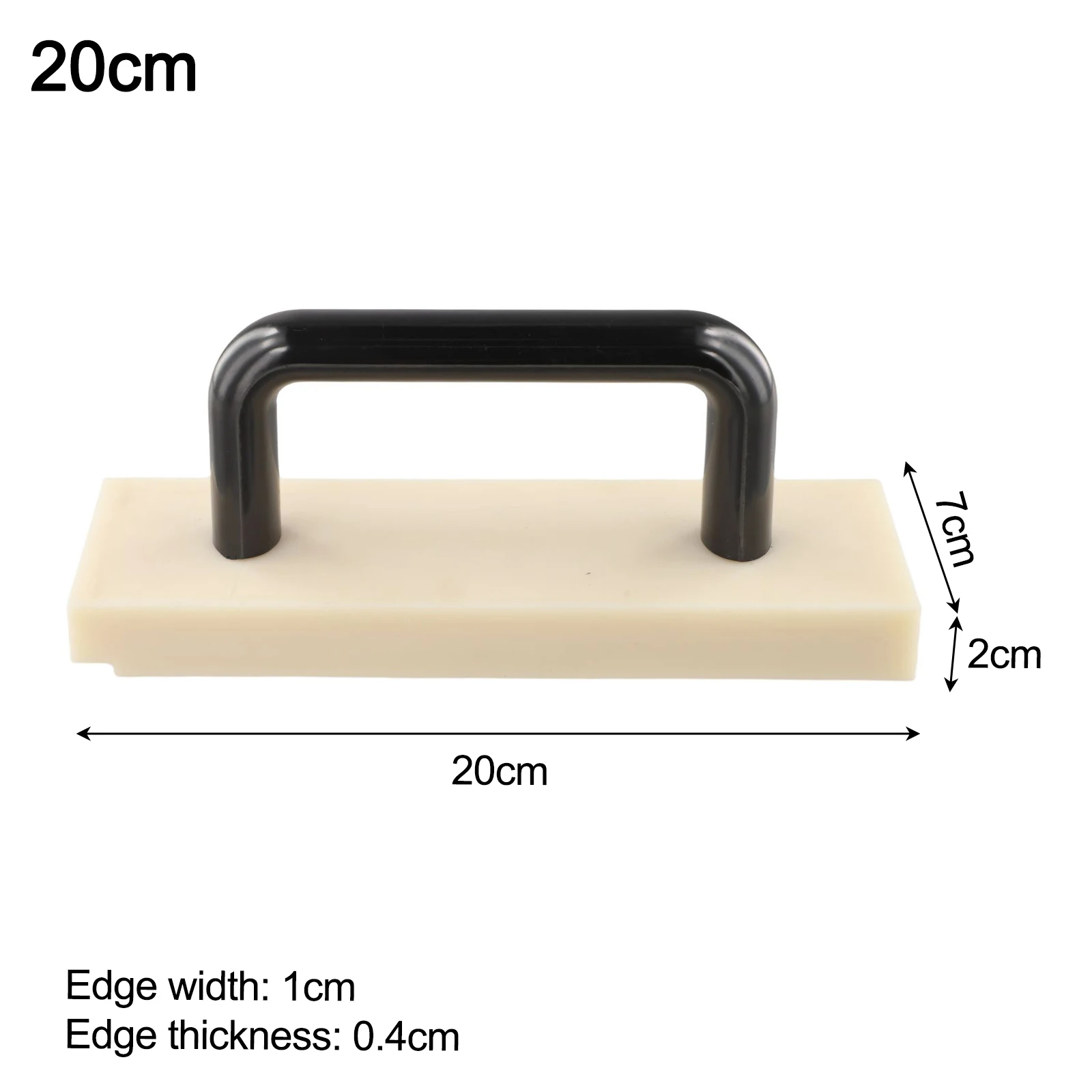 Nylon White Tapping Block Hardwood Tool Embedded Hex Socket Screw Resistant To Deformation One-handed Operation For Hardwood