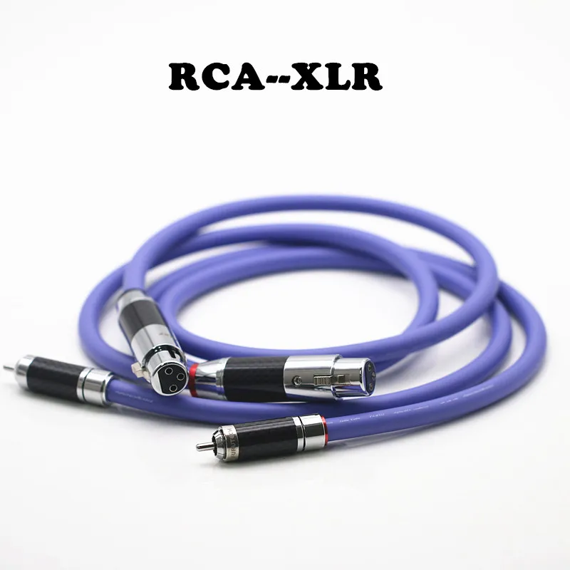 

FURUTECH FA-αS22 OCC RCA XLR Signal Line Power Amplifier Audio Balanced Cable With Carbon Fiber Connector