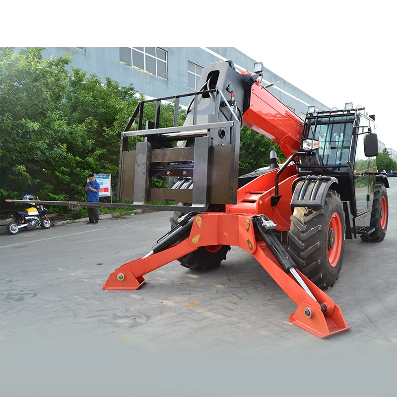 Customized All Terrain Farm Telescopic Forklift With Bucket Construction Lifter Telehandler 3Ton 4Ton 7m Telescopic Handler
