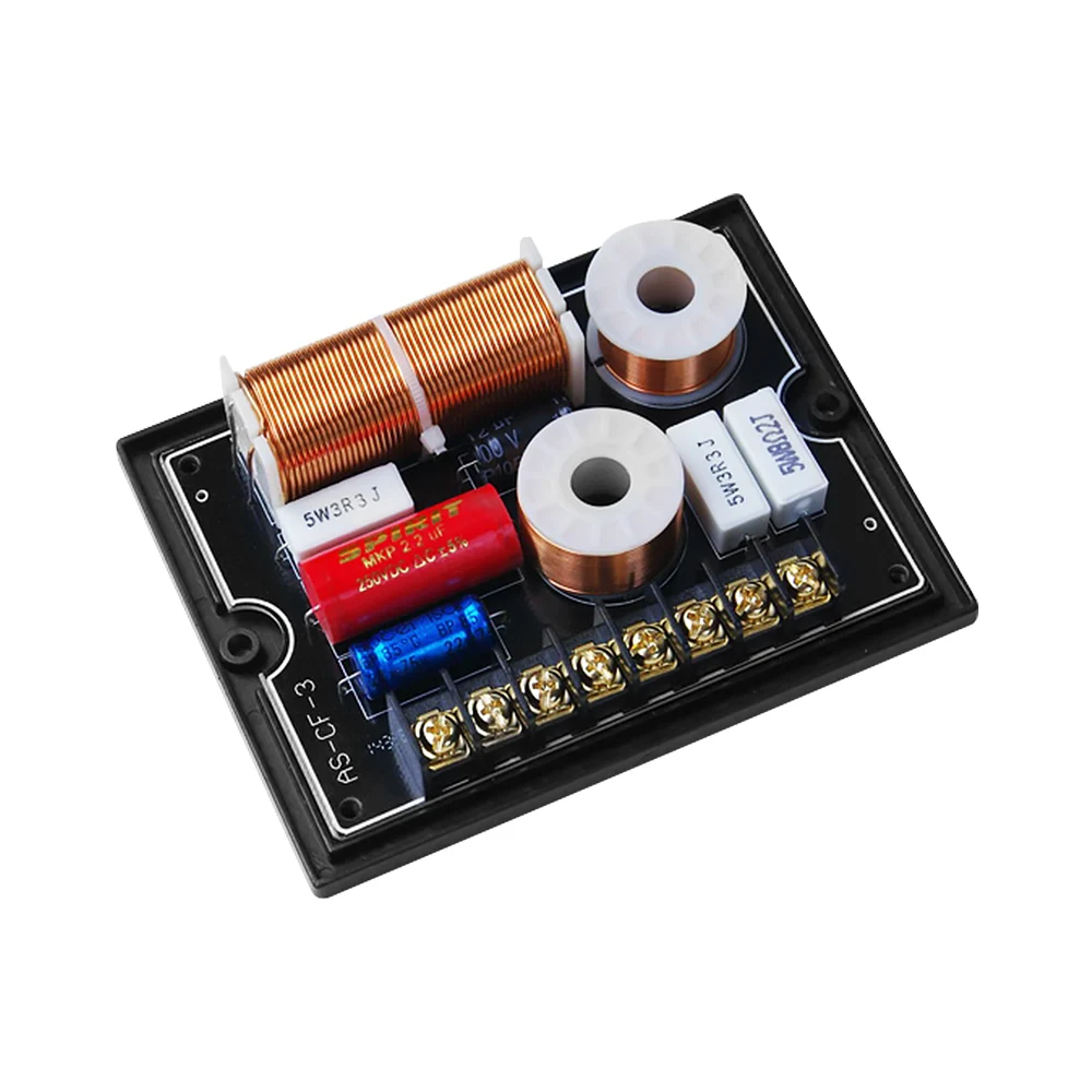 200W 3 Way Crossover Audio Car Divider Treble Midrange Bass Speaker Frequency Filter DIY Sound System