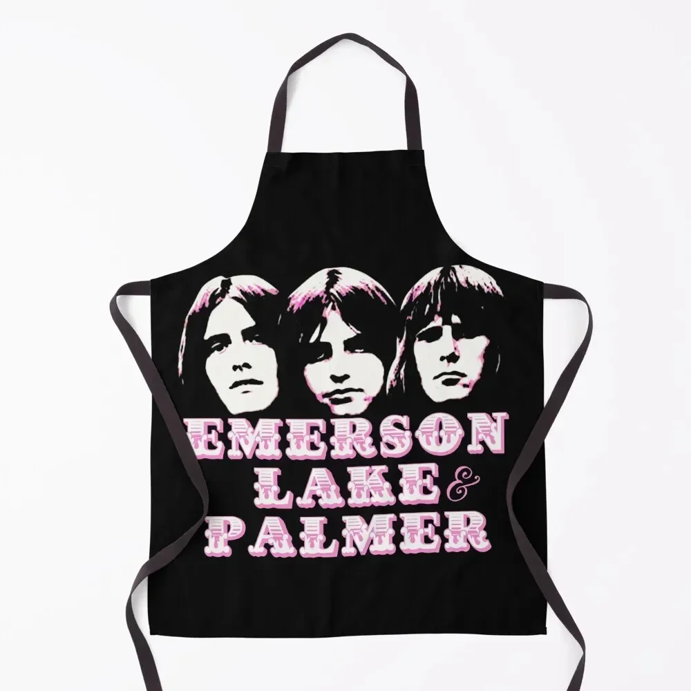 

Emerson, Lake and Palmer Six Apron Home Cleaning Bib For Kitchen Customizable Woman Apron