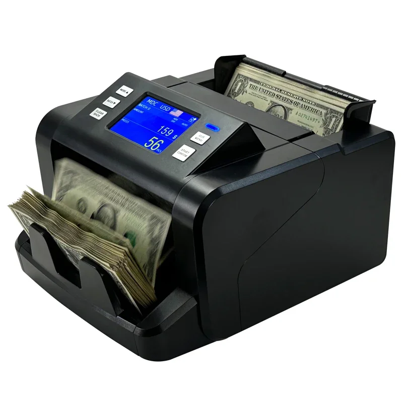 TFT Touch Display Single CIS Mixed Value Amount Bill Notes Counter MDC/SDC Counting Mode Vietnam /Thailand THB Mon