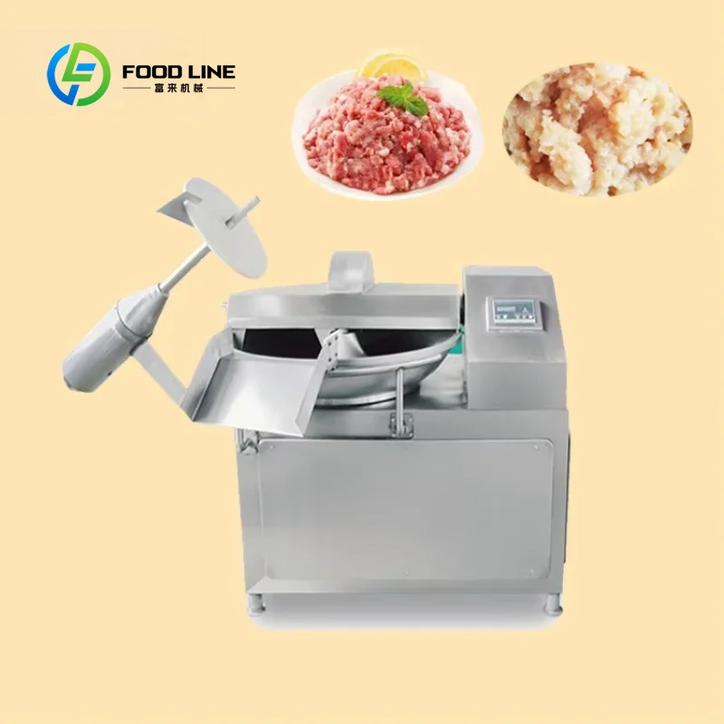 Meat Stuffing Chopper Machine Meat Bowl Cutter Commercial Meat Bowl Cutter Machine FL Customized Wholesale