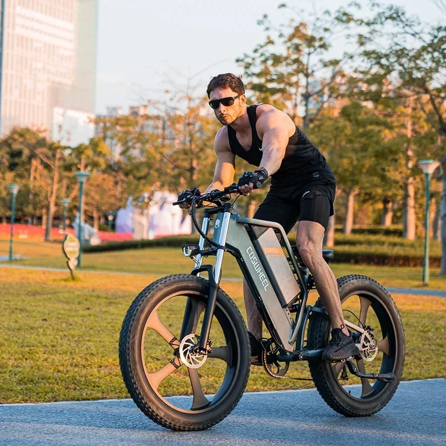 New Electric Bicycle COSWHEEL 1500w Motor 48V20Ah Removable Lithium battery adult Electric Bike Mountain Off-Road E-Bicycle image 5