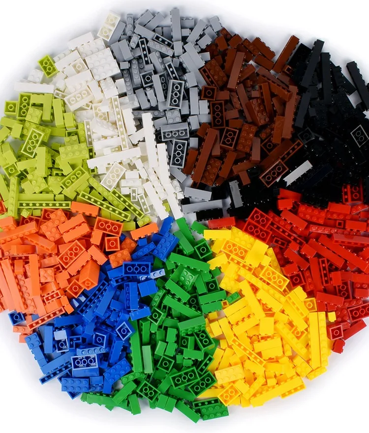 1KG Building Blocks Lot Pack City Classic Bricks Sorted By Color Bricks Block Plate Creative Toy Compatible with Lego