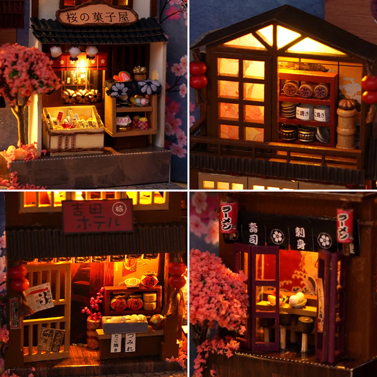 3D Wooden Puzzle Bookend DIY Book Nook Kit Shelf Insert Miniature Dollhouse Model Building Set Home Decor Kids Birthday Gifts