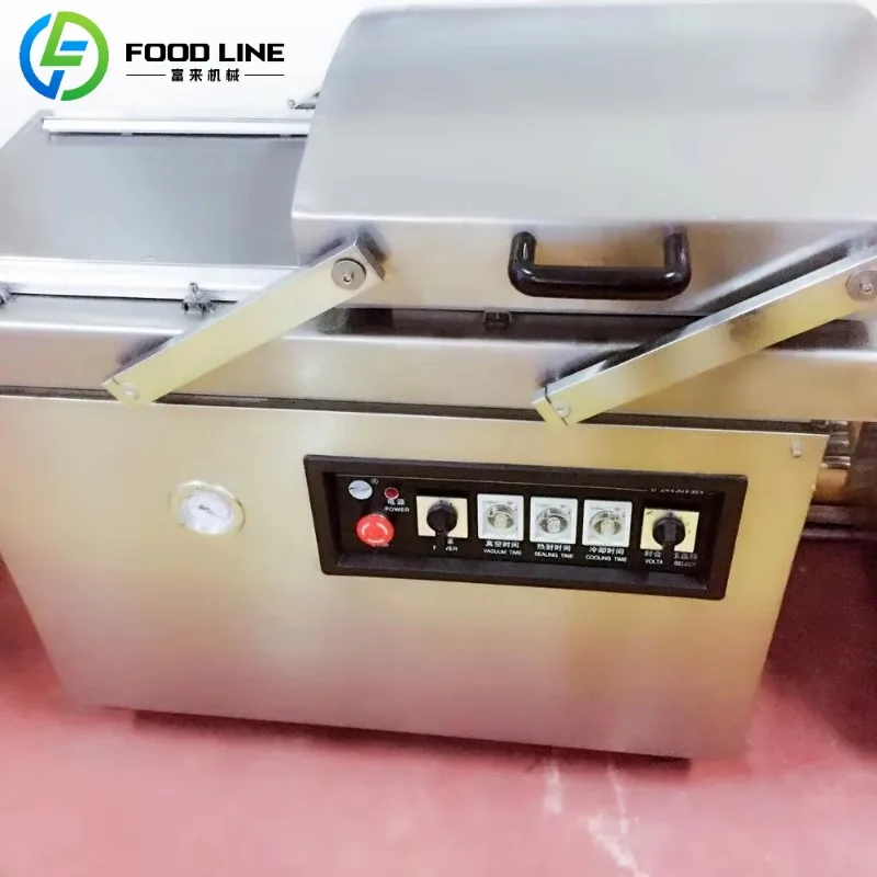 Customized Hot-selling Desktop Vacuum Sealing Machine Semi-automatic Double-chamber Vacuum Packaging Machine for Food Packaging