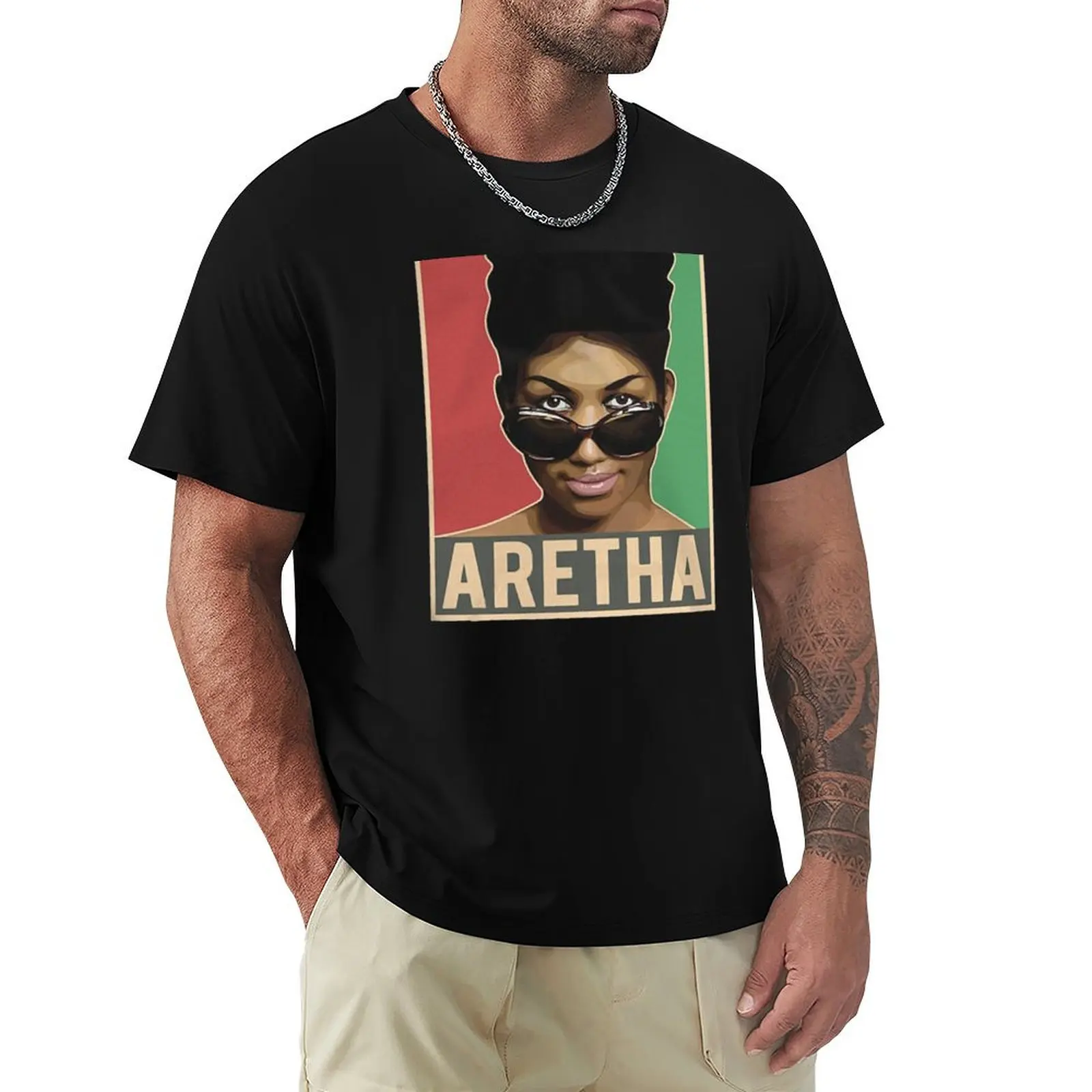 Camiseta Aretha We Love You Queen Soul Aretha Franklin, camiseta para vacaciones de verano