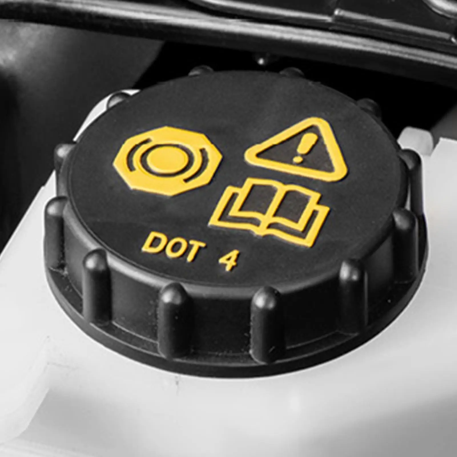 Car Brake Fluid Reservoir Cap Double-Layer Dustproof Brake Cap Replacement High-density Brake Fluid Cover For Auto Motorcycle