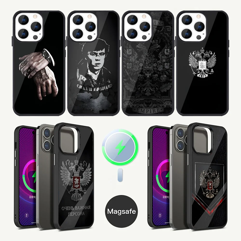 Mafia Russian  Phone Case For iPhone 16,15,14,13,12,11,Plus,Pro,Max Mini Magsafe Magnetic Wireless Charging