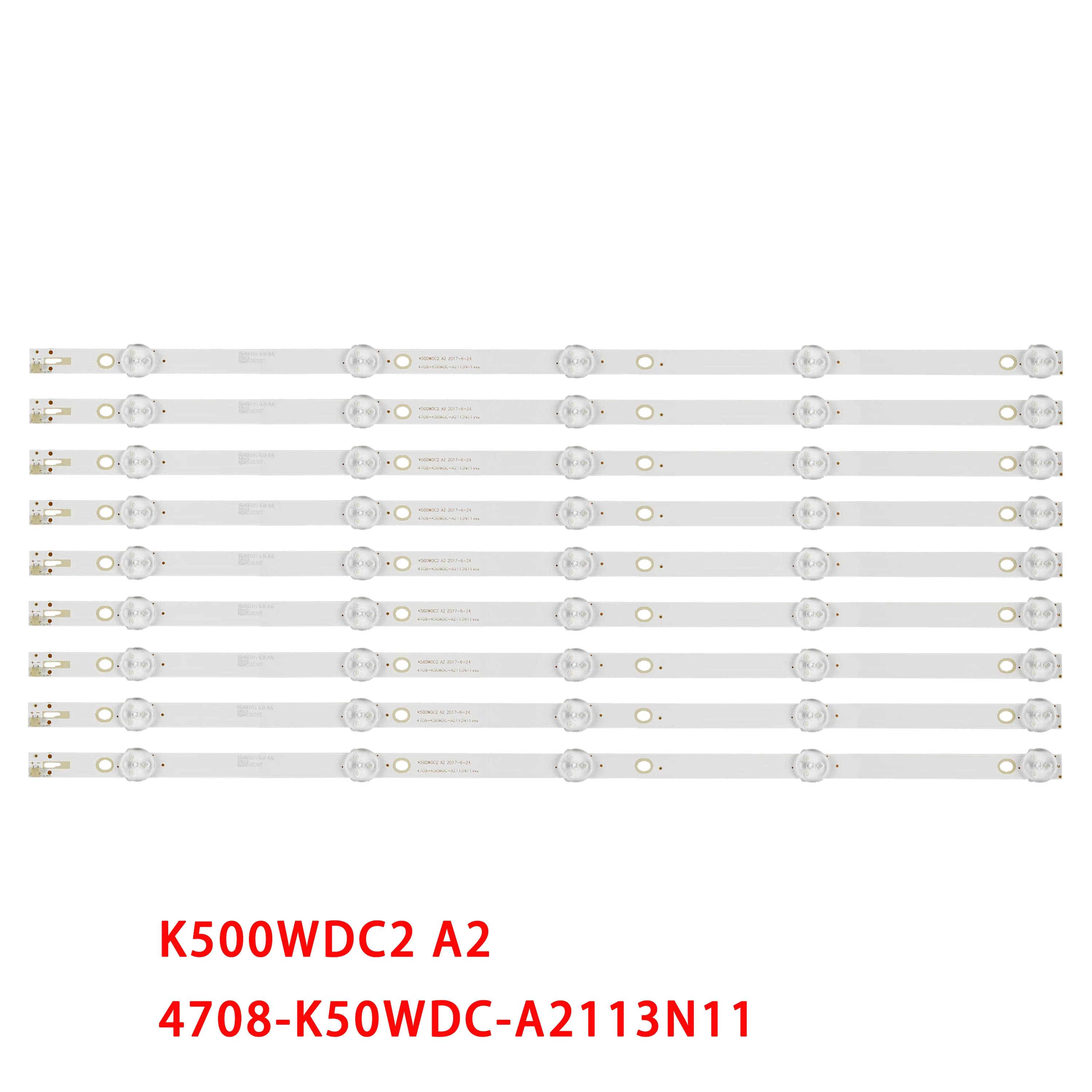 

LED Strip for Harper 50U750TS Philips 50PUT6023/60 50PUT6002/56 50PUT6002/98 50PUT6022/56 K500WDC2 A2 4708-K50WDC-A2113N11