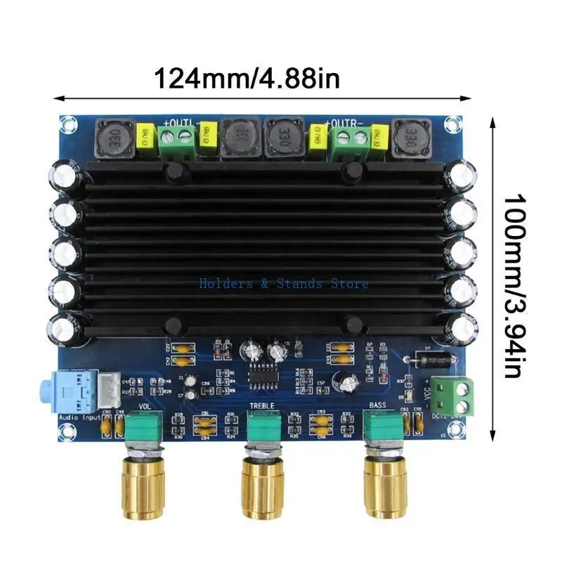 Y4UE TPA3116D2 2x150W 2.0 Dual-channel 2CH Stereo HIFI Digital Power Amplifier Board Module Amplificador
