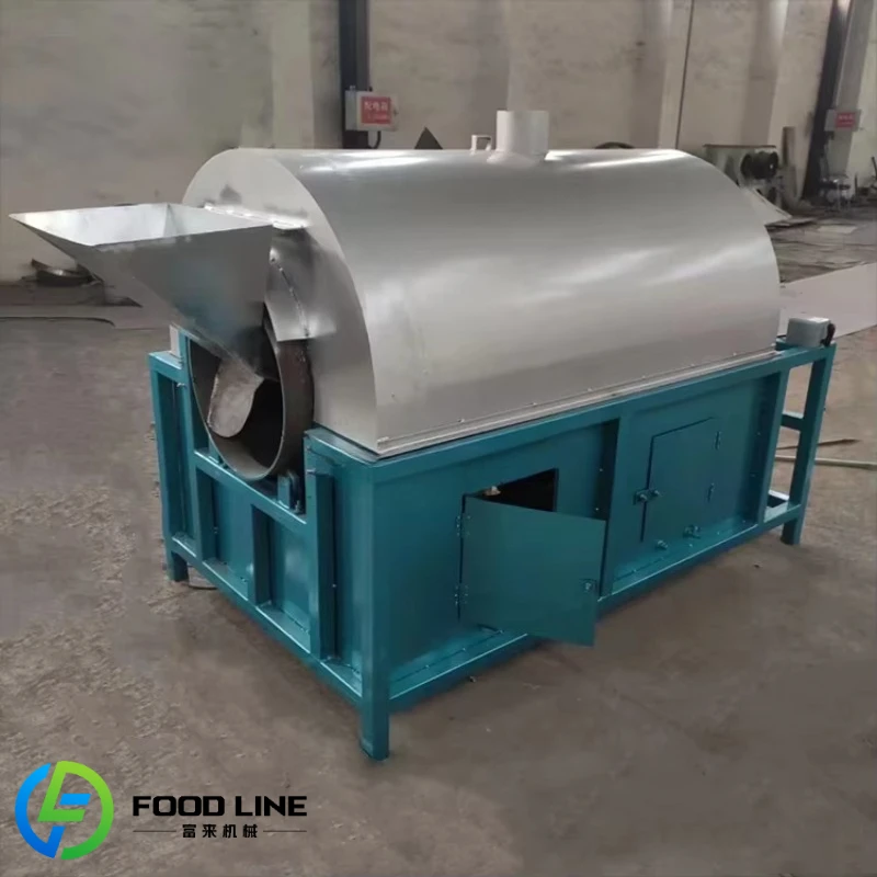 

Customized 50kg Per Batch Gas Heating Food Roaster Machine Multifunctional Peanut Roaster Nut Roaster Machine with Good Price
