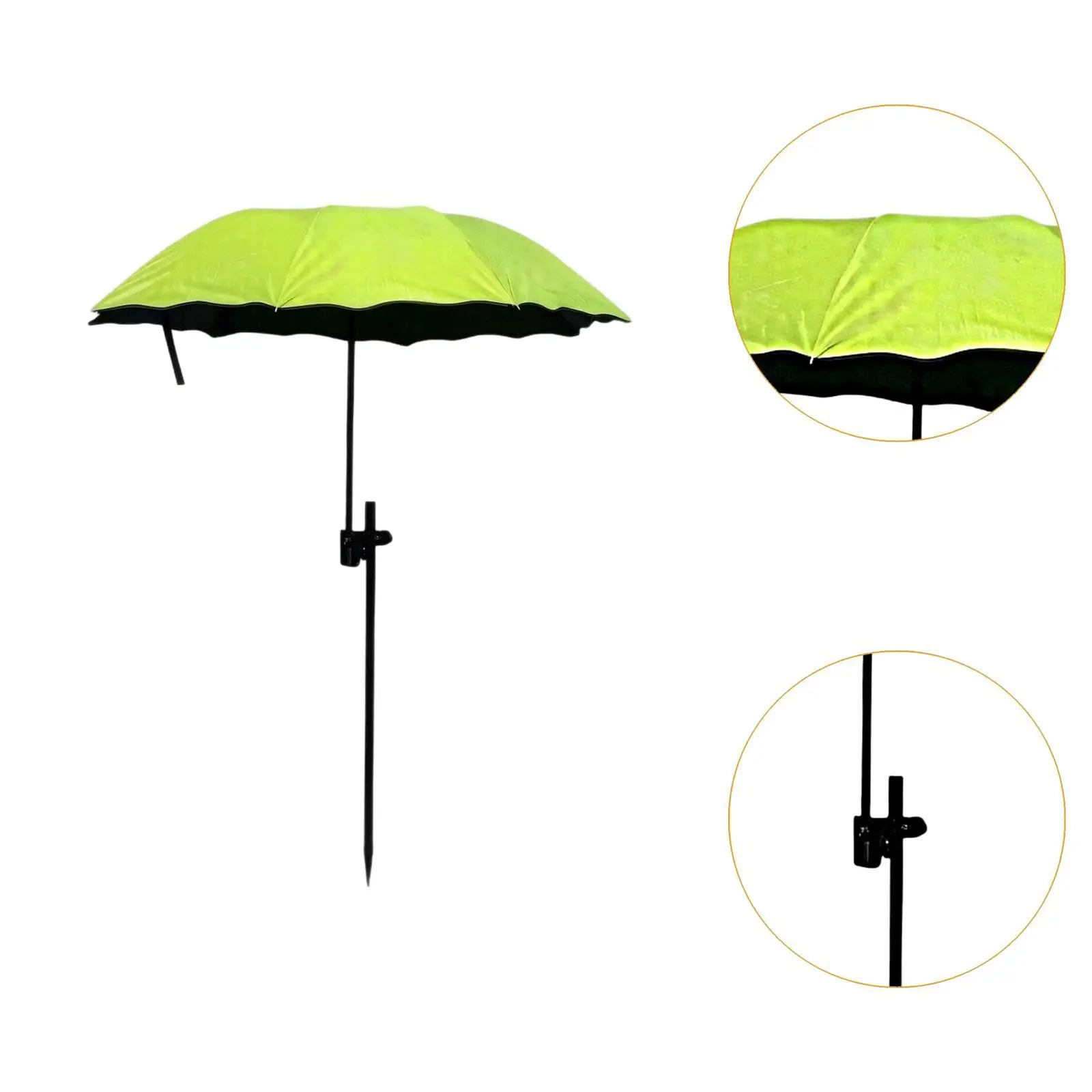 Weatherproof Plant Umbrella with Stake Sun Shade Cover Versatile Parasol for Garden Balcony Flower Pot