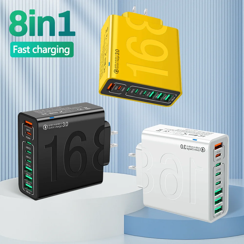 8-in-1 Fast Charger for iPhone 17/16/15 — USB-C Charging Module (Type-C) | Compatible with iPhone 17/17 Plus/17 Pro/17 Pro Max,