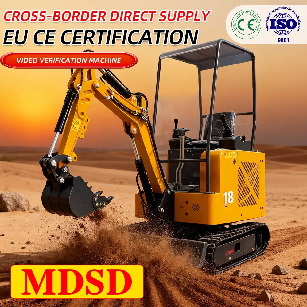 

New 1Ton 1.2Ton 1.5 Ton Mini Excavator Customized Factory Deal Crawler Excavator Epa Euro5 Engine Mini Excavator Quick Delivery